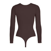 Charger l'image dans la galerie, BODY À MANCHES LONGUES CHOCOLAT