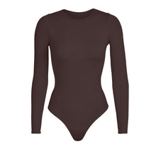 Charger l'image dans la galerie, BODY À MANCHES LONGUES CHOCOLAT