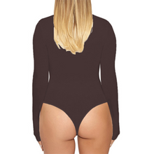 Charger l'image dans la galerie, BODY À MANCHES LONGUES CHOCOLAT